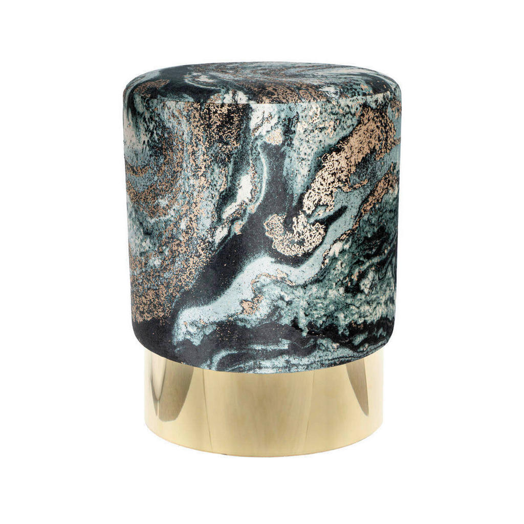 TABURET, dřevo, kov, 35/46/35 cm