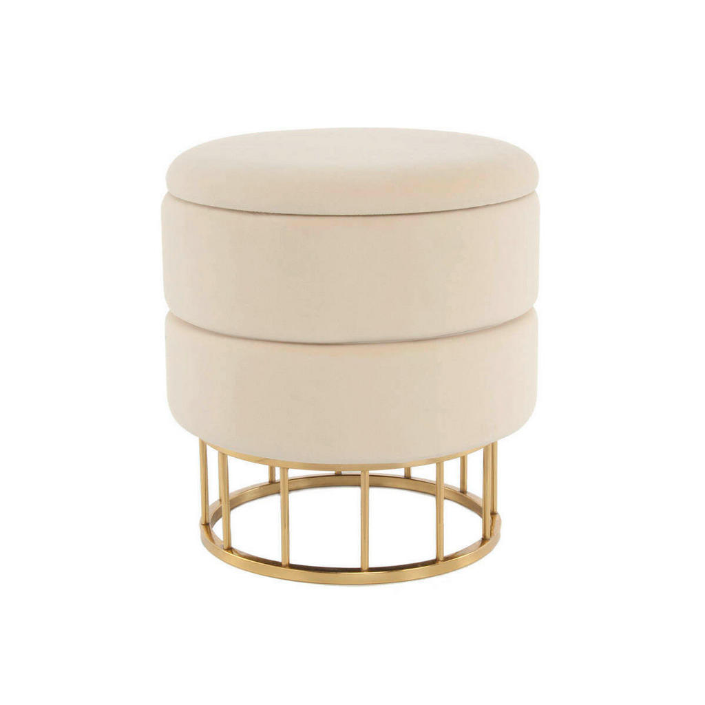 TABURET, kov, plast, textil, kompozitní dřevo, 37,5/41/37,5 cm 1