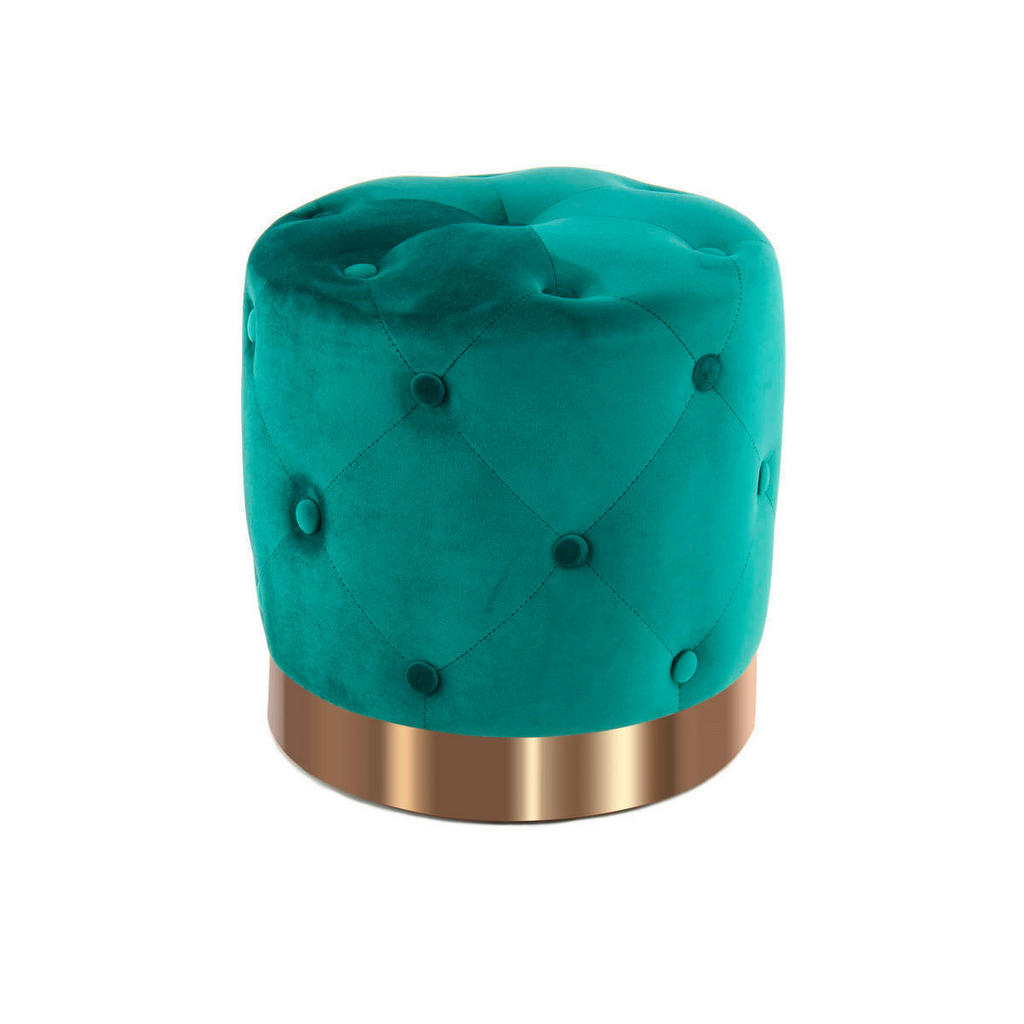 TABURET, textil, kompozitní dřevo, 40/40/40 cm 1