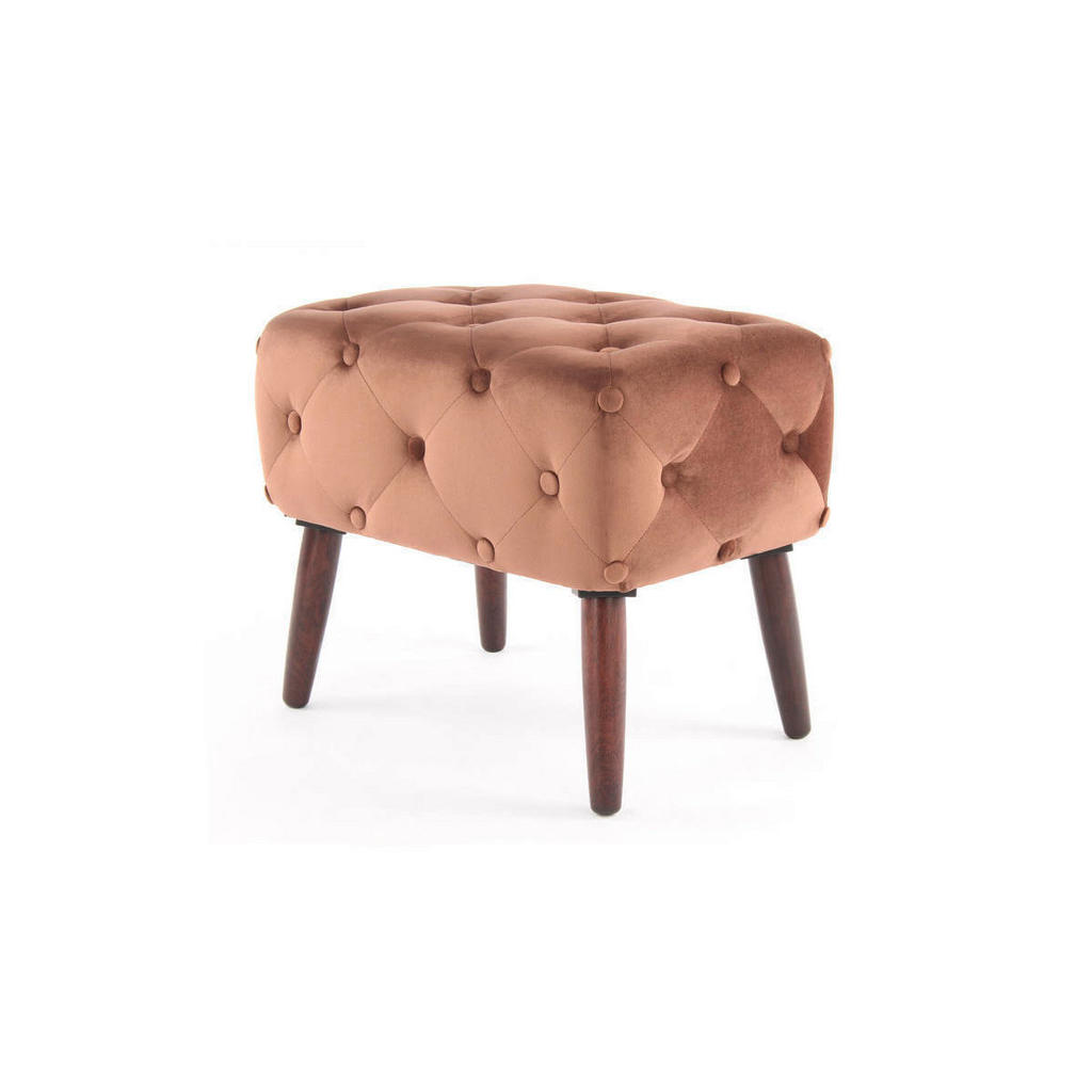 TABURET, textil, kompozitní dřevo, 40/48/60 cm 1