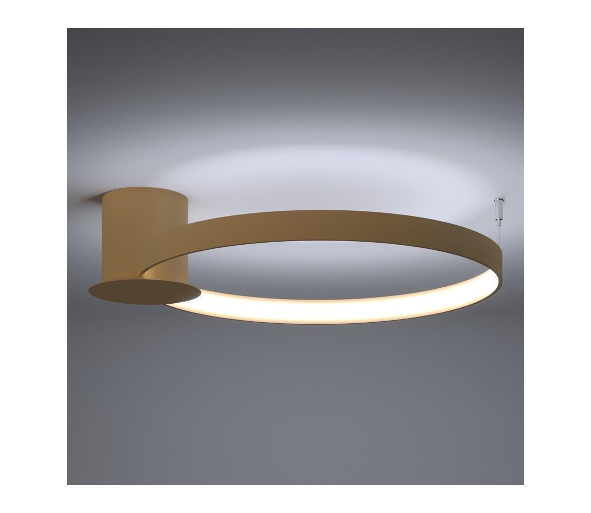 Thoro TH.223 - LED Stropní svítidlo RIO LED/30W/230V CRI 98 4000K pr. 55cm zlatá TH.223