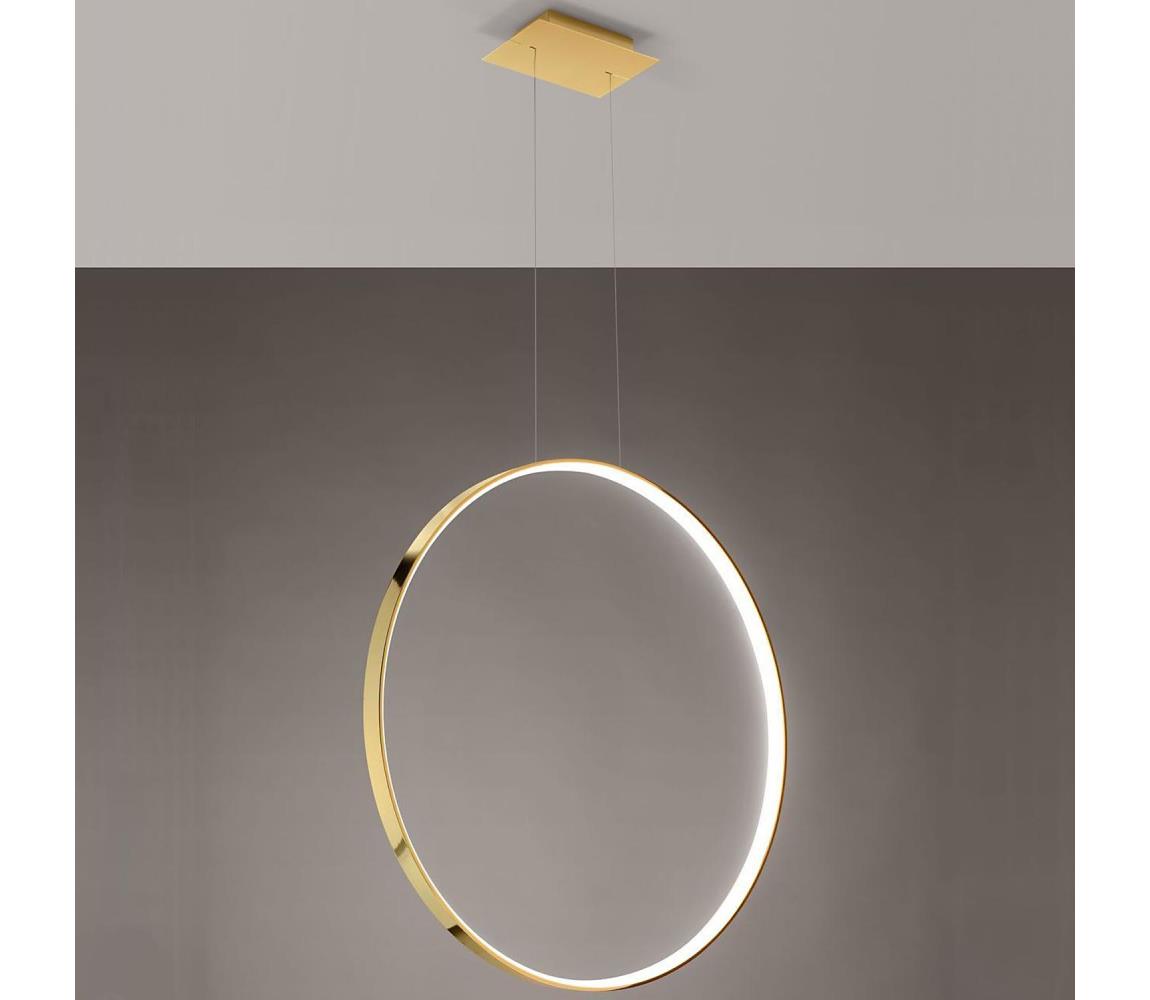Thoro TH.248 - LED Lustr na lanku RIO LED/50W/230V CRI90 3000K pr. 78 cm zlatá TH.248