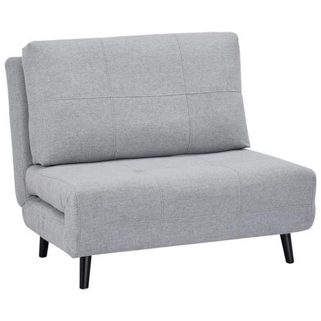 Ti'me ROZKLÁDACÍ KŘESLO NA SPANÍ, textil, světle šedá