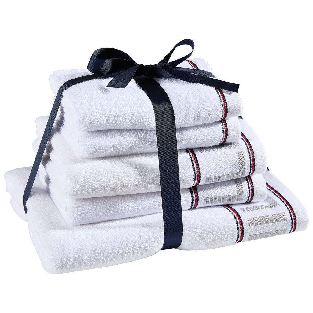 Tommy Hilfiger SADA RUČNÍKŮ A OSUŠEK, bílá