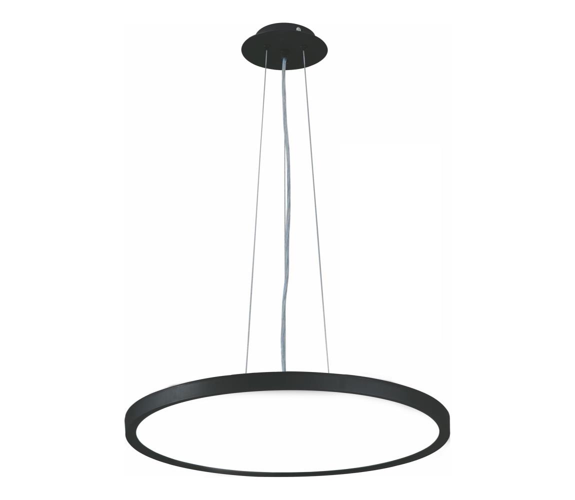 Top Light - LED Stm. lustr na lanku REVIT LED/50W/230V 3000-6500K černá + DO Revit 60CZ RC