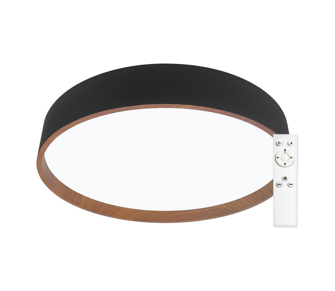 Top Light - LED Stmívatelné stropní svítidlo LED/51W/230V + DO černá/hnědá Dekor 40C RC