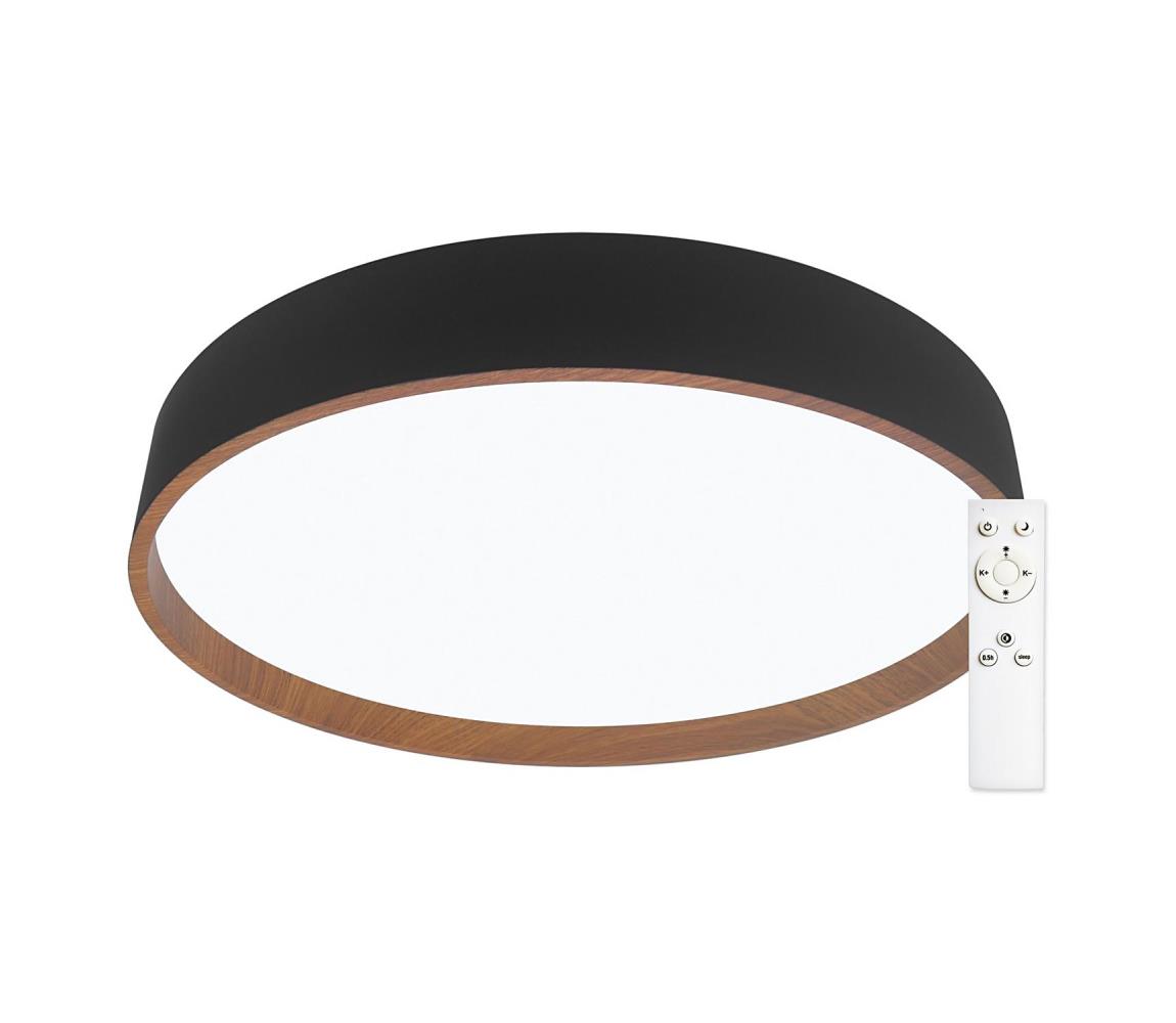 Top Light - LED Stmívatelné stropní svítidlo LED/51W/230V + DO černá/hnědá Dekor 50C RC
