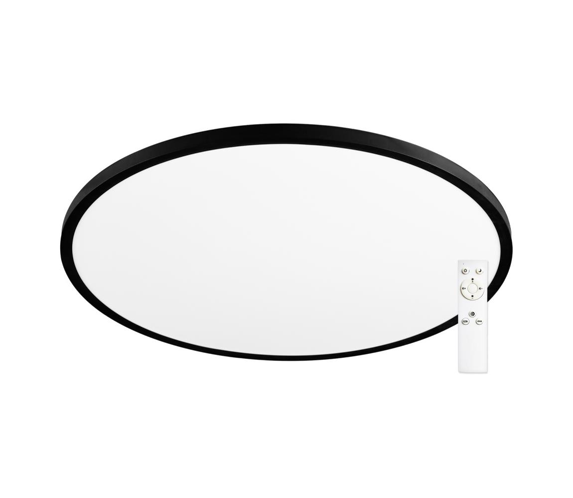 Top Light - LED Stmívatelné stropní svítidlo REVIT LED/70W/230V pr. 75 cm černá Revit 80C RC