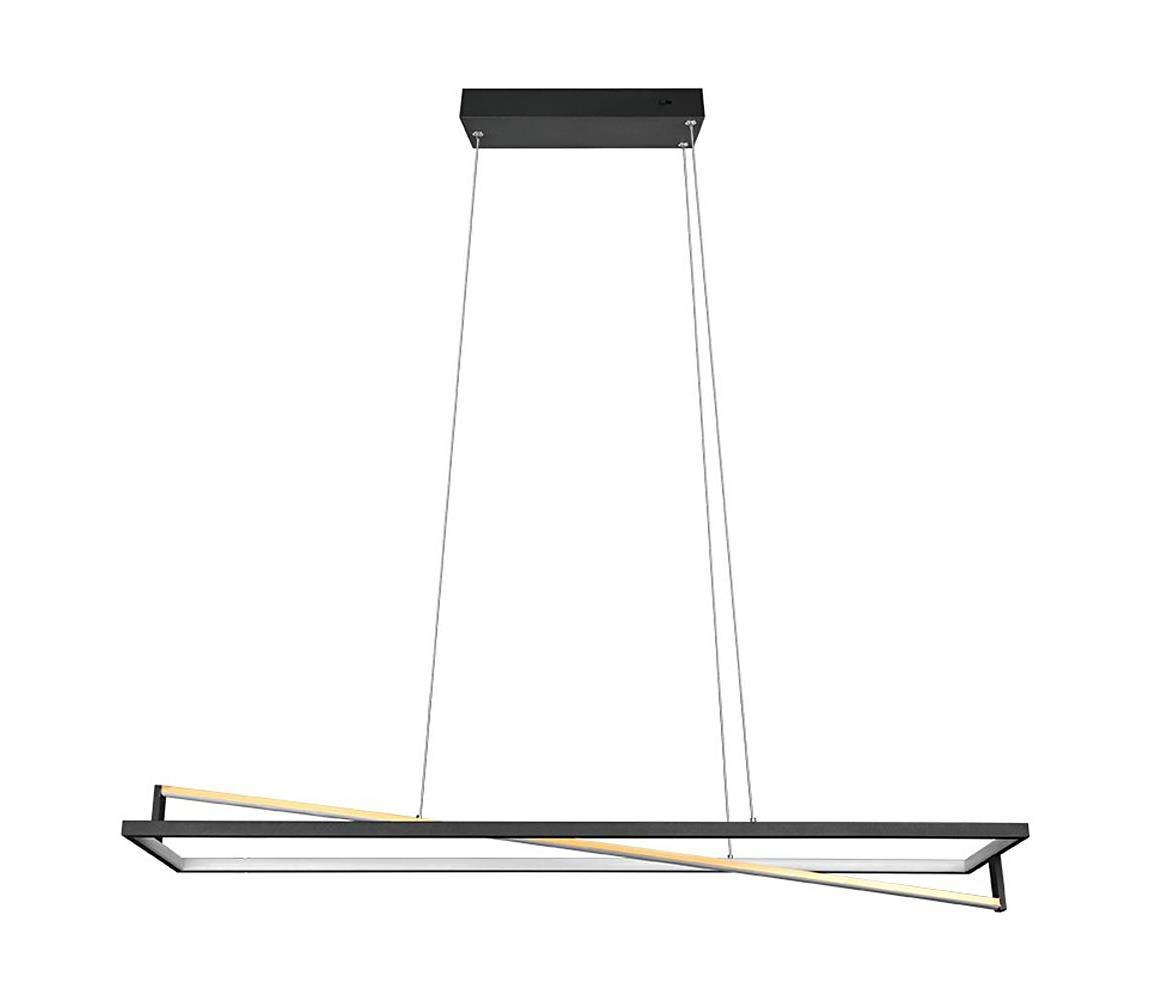 Trio - LED Stmívatelný lustr na lanku EDGE LED/35W/230V 2300/3000/4000K černá 326810132