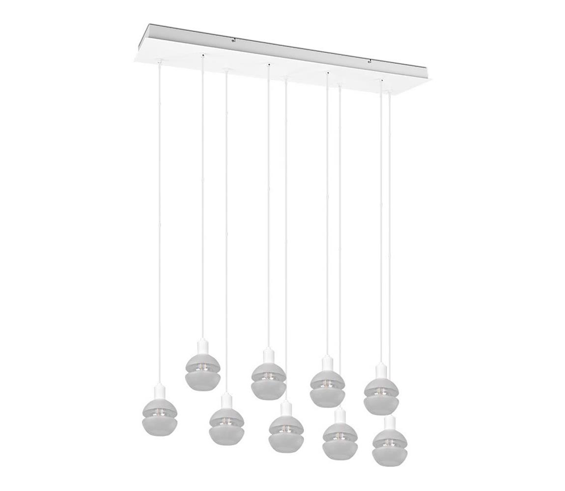 Trio - Lustr na lanku MELA 9xE14/25W/230V bílá 313100931