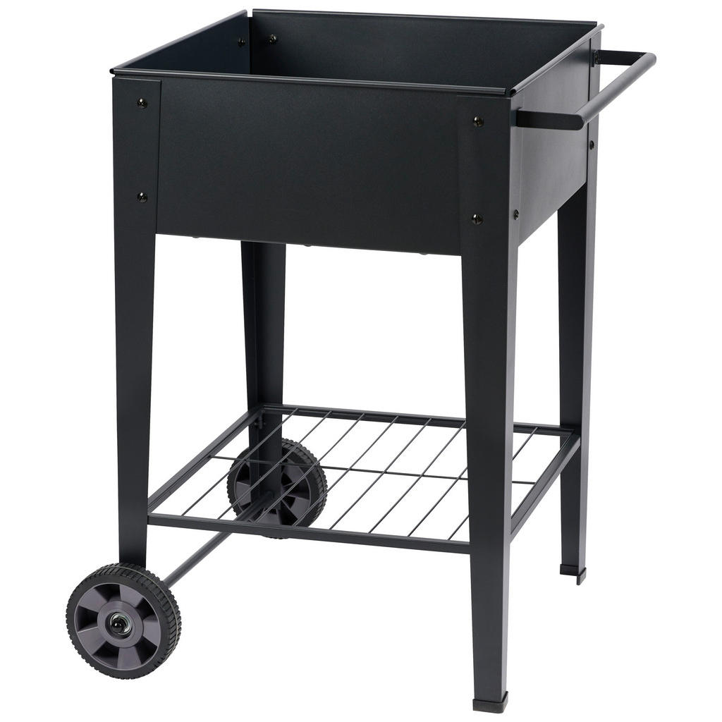 TRUHLÍK NA KVĚTINY kov, plast, 58,5/60/80 cm