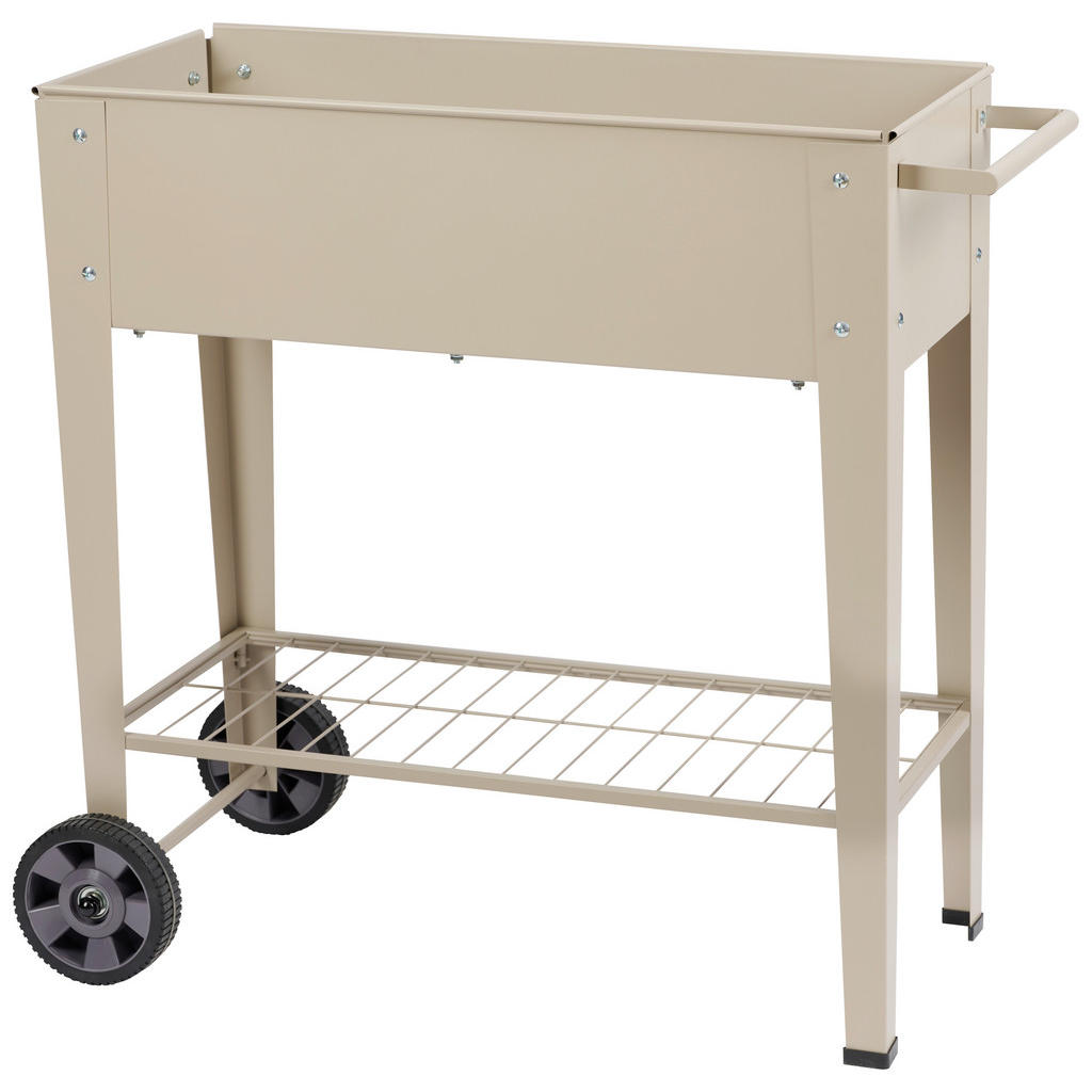 TRUHLÍK NA KVĚTINY kov, plast, 88/44/80 cm