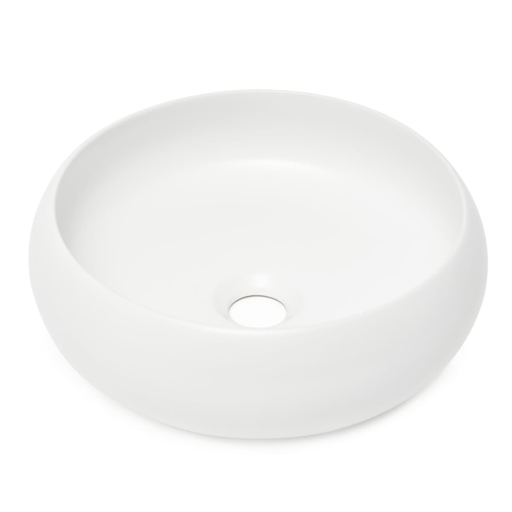 Umyvadlo na desku SAT Feel 36x36 cm matné bez přepadu SATUMFEEL3636M SATUMFEEL3636M
