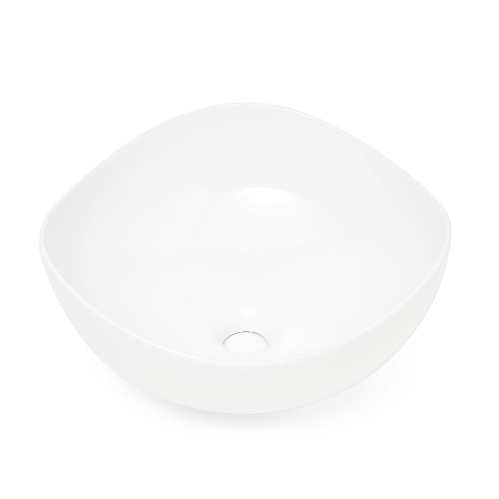 Umyvadlo na desku SAT Feel 38x38 cm bez otvoru na baterii SATUMFEEL3838 SATUMFEEL3838