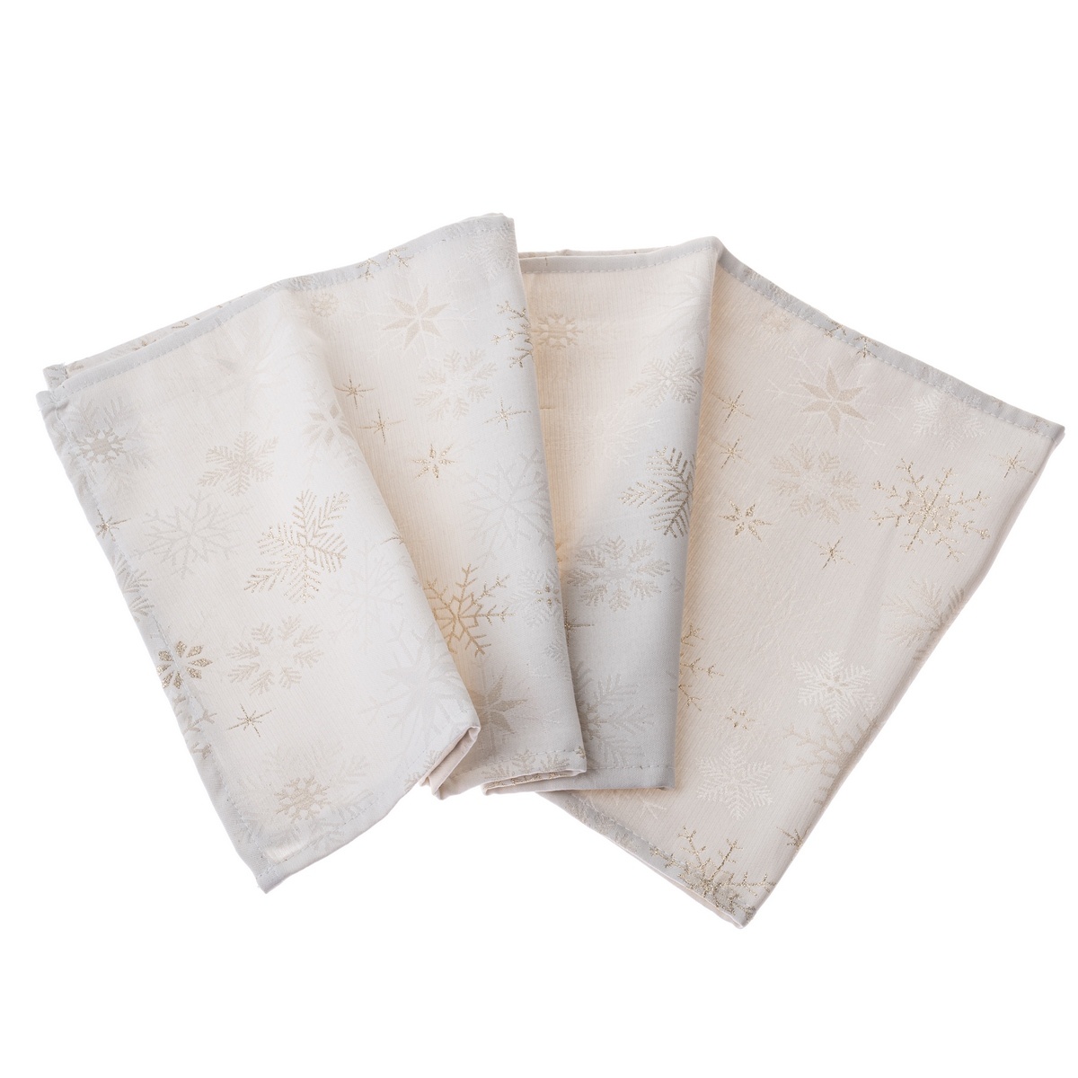 Vánoční Běhoun voděodolný Vločky mix, 33 x 140 cm