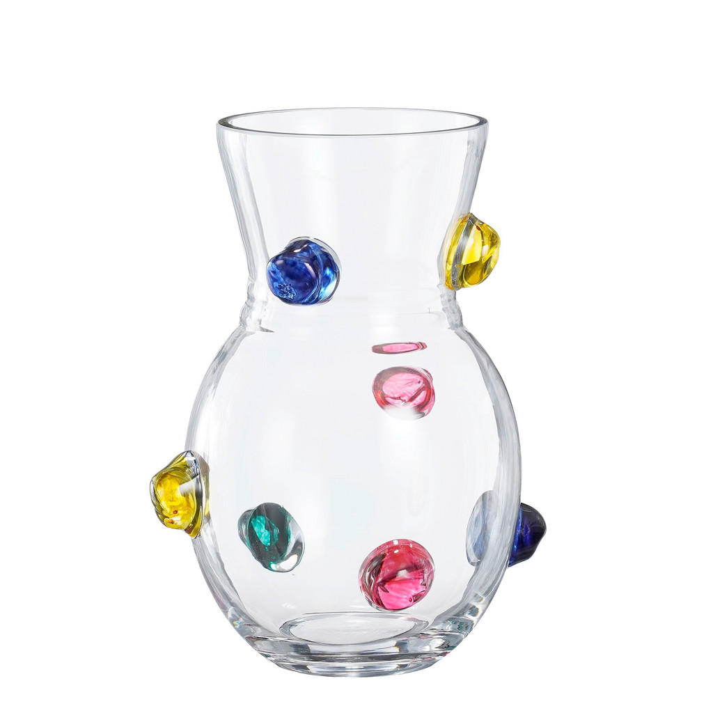 VÁZA, sklo, 24 cm