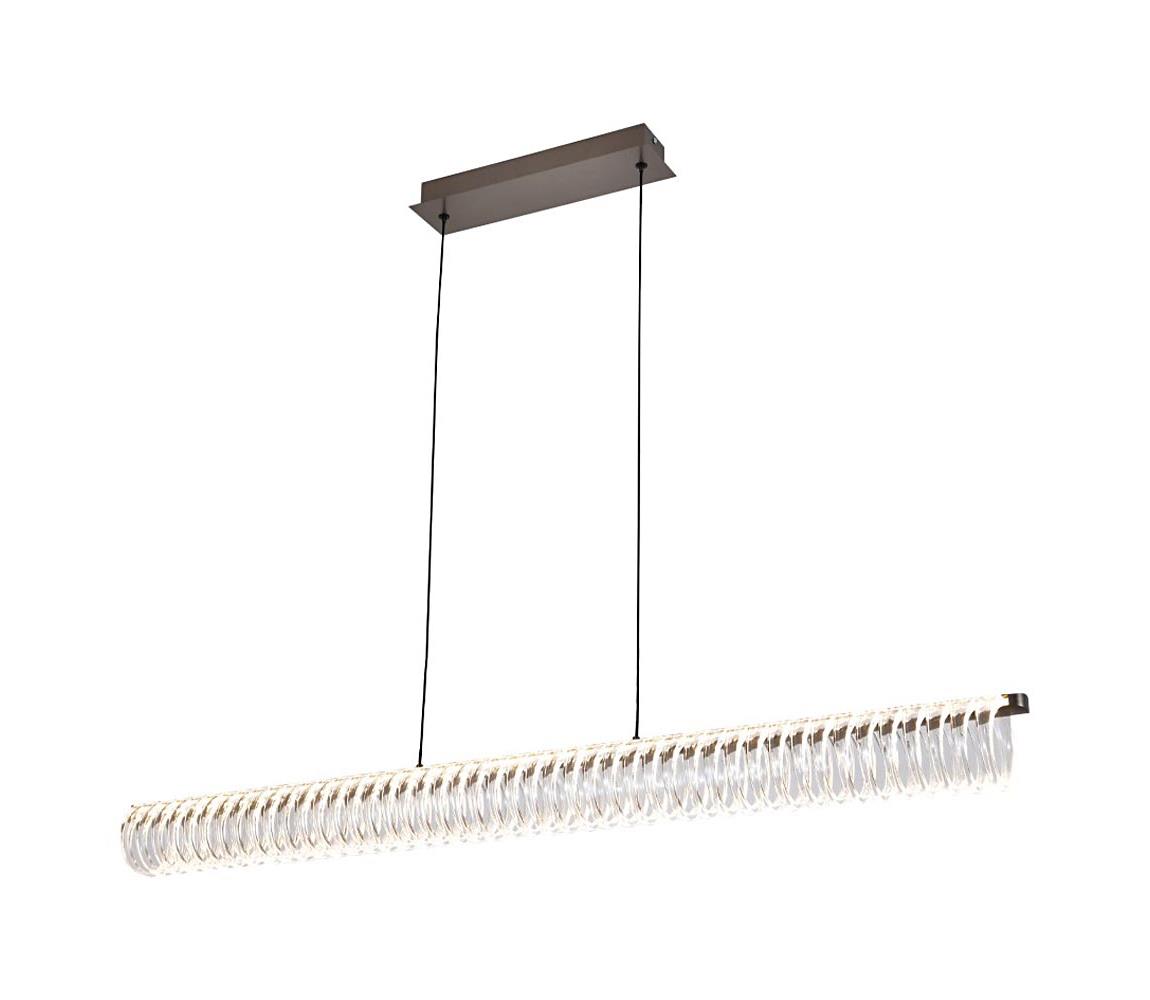 Viokef Lighting LED Lustr na lanku ALBA LED/39W/230V šedá/čirá 4337100