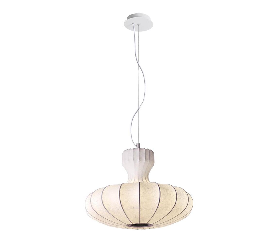 Viokef Lighting LED Lustr na lanku BOLA LED/11W/230V + 1xE27/5W CRI 90 bílá 4334400