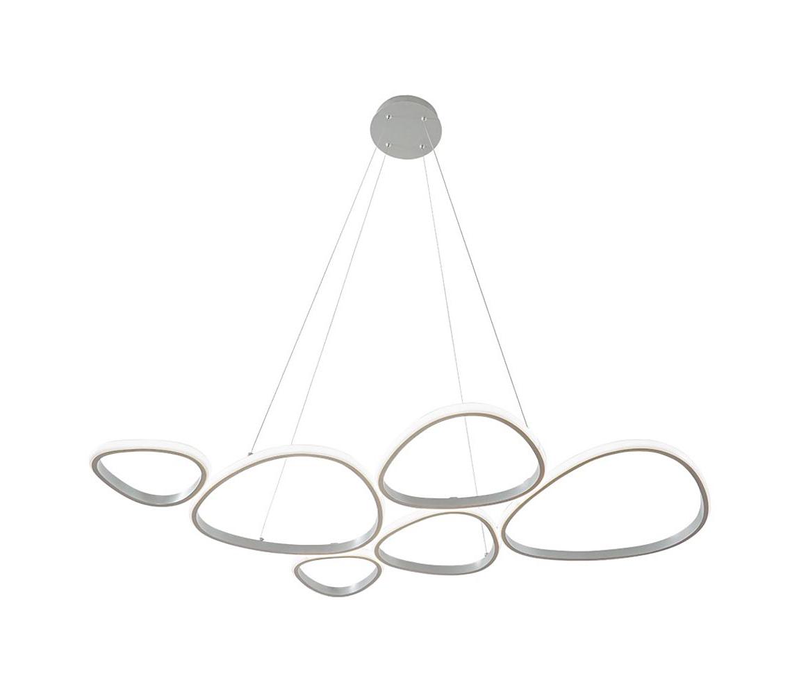 Viokef Lighting LED Lustr na lanku HELIX LED/61W/230V stříbrná 4316200