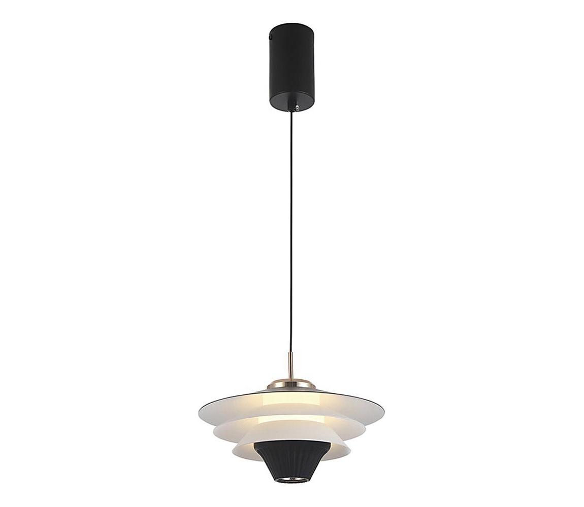 Viokef Lighting LED Lustr na lanku MANLEY LED/5W/230V černá/bílá 4308600