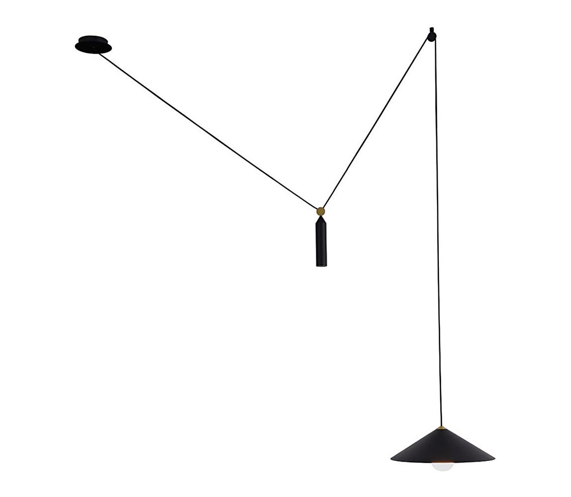 Viokef Lighting Lustr na lanku ALTO 1xE27/60W/230V černá 4258500