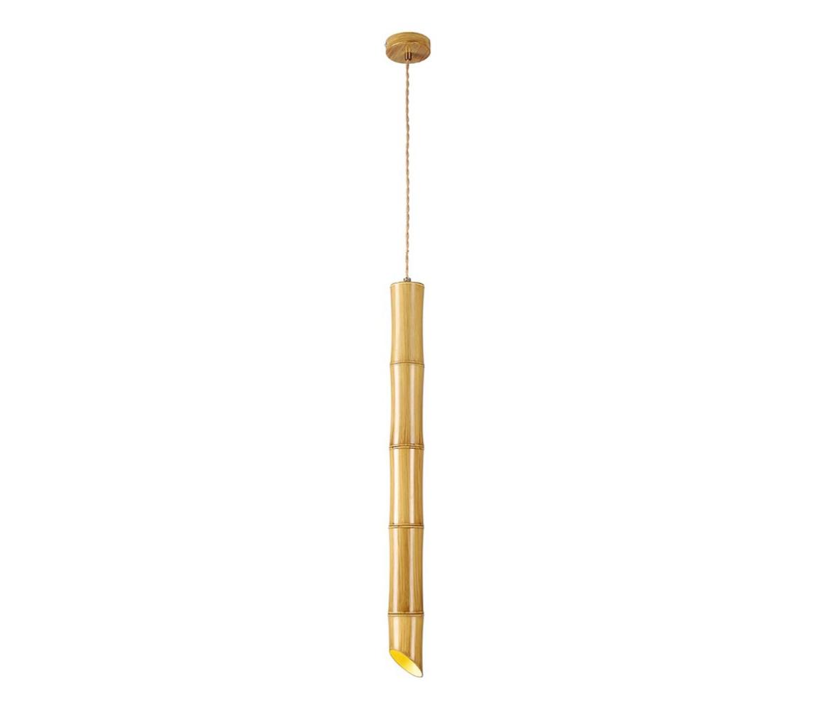 Viokef Lighting Lustr na lanku BAMBOO 1xGU10/50W/230V bambus 4270500