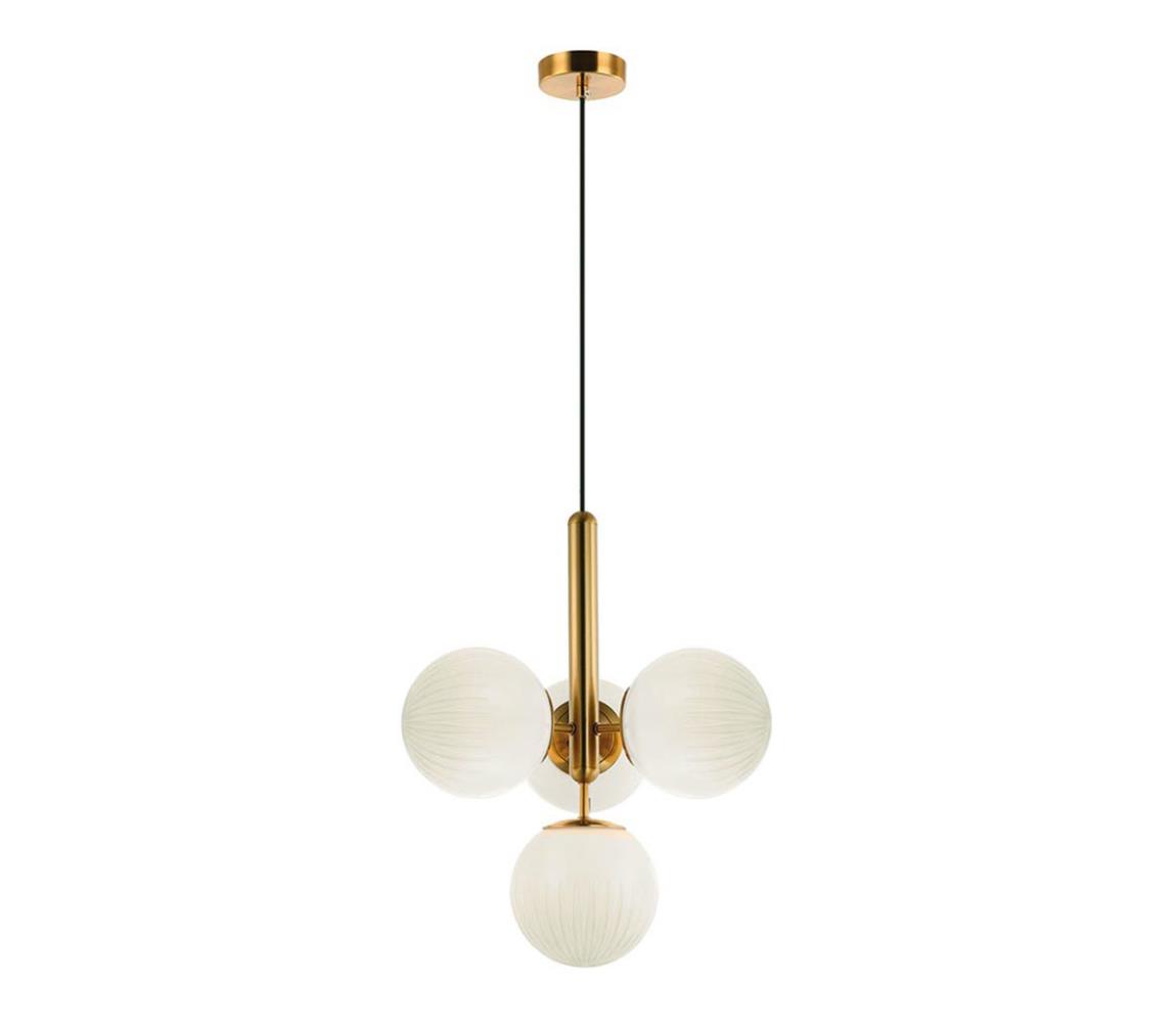 Viokef Lighting Lustr na lanku JOLIN 4xG9/5W/230V zlatá 4259400