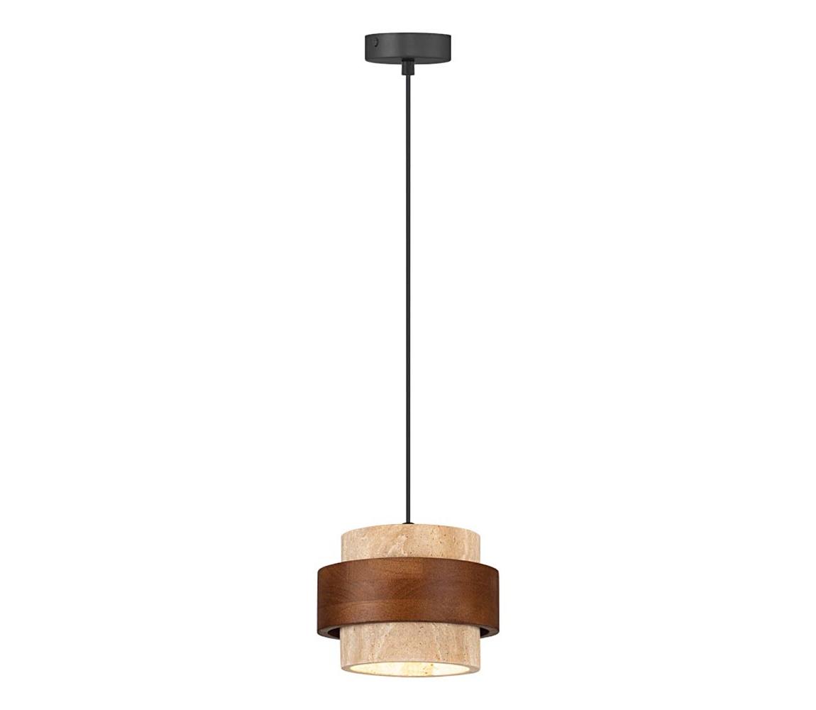 Viokef Lighting Lustr na lanku SUSAN 1xGX53/15W/230V hnědá/béžová 4337500