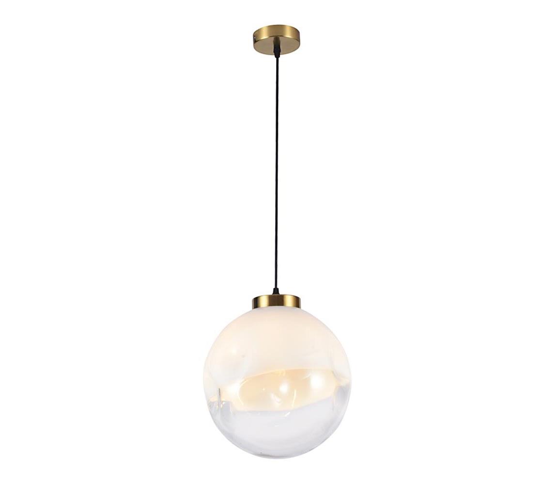 Viokef Lighting Lustr na lanku VANA 1xE27/40W/230V krémová/zlatá 4313700