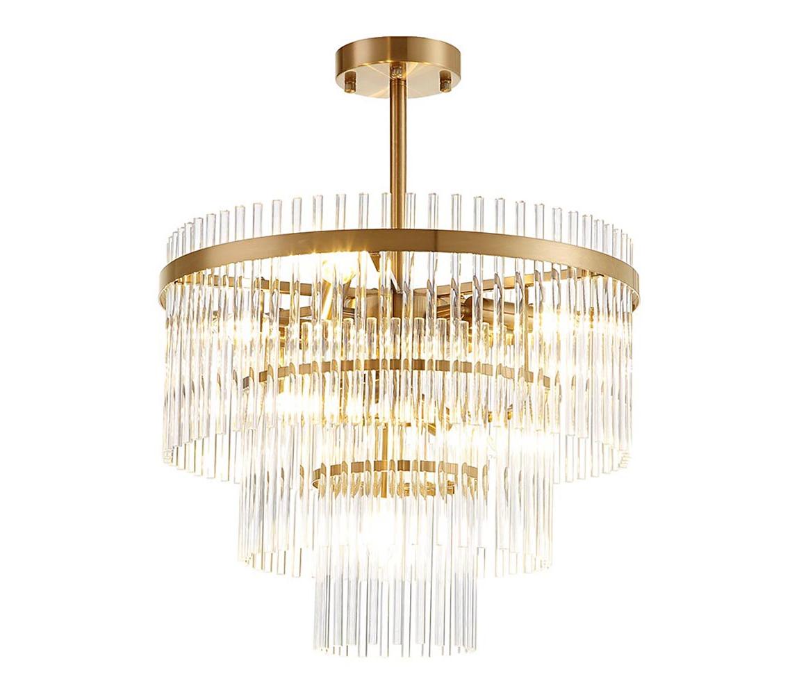 Viokef Lighting Lustr na tyči SABRINA 7xE14/40W/230V zlatá 4314500
