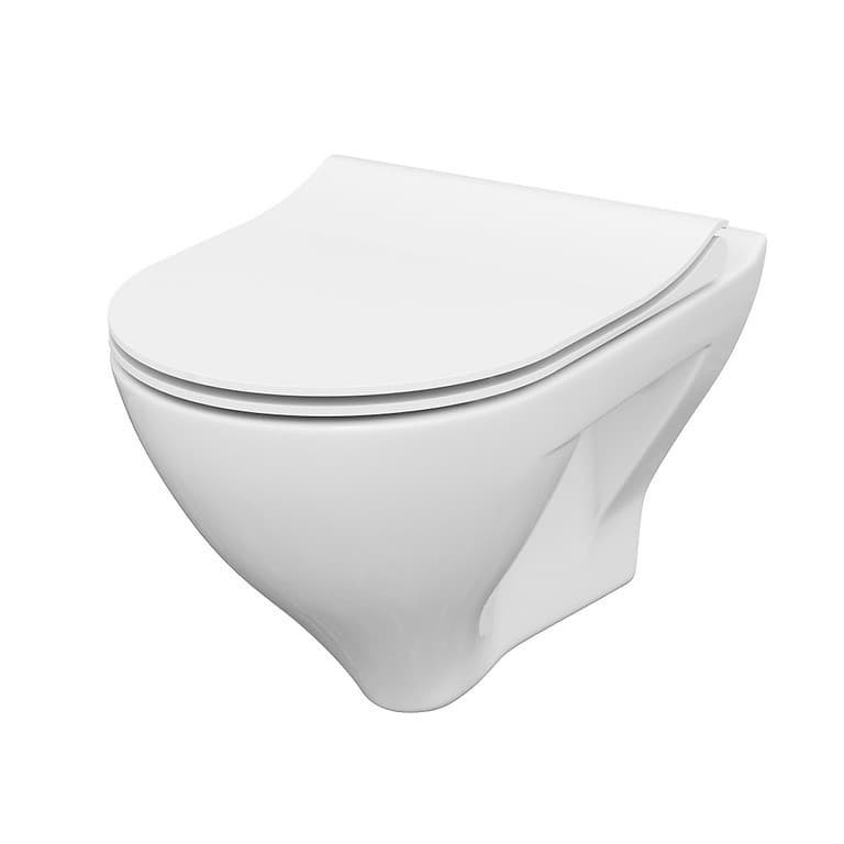 Wc s prkénkem softclose závěsné Cersanit Mille zadní odpad S701-453 S701-453