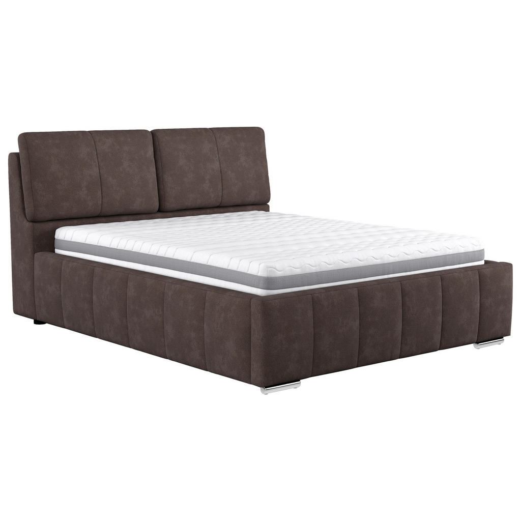 Welnova ČALOUNĚNÁ POSTEL, 180/200 cm, hnědá