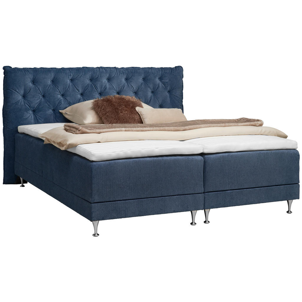 Welnova POSTEL BOXSPRING, 180/200 cm, modrá