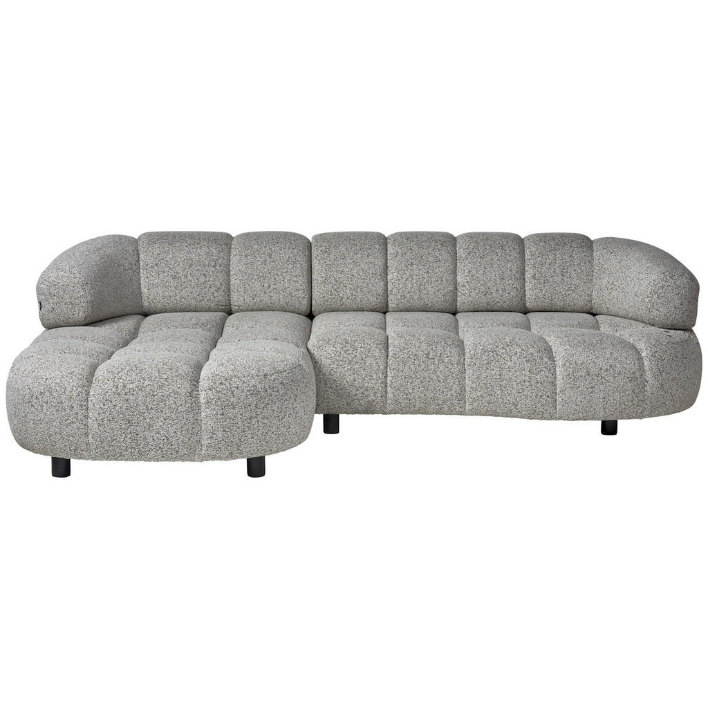 Welnova ROHOVÁ SEDAČKA, textil, šedobéžová 1