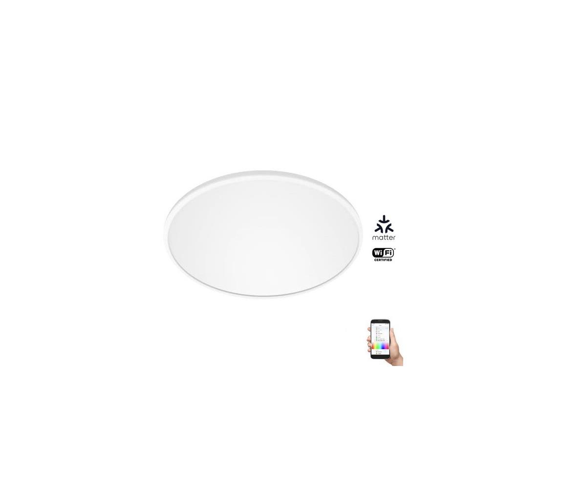 WiZ - LED RGB Stmívatelné stropní svítidlo SUPERSLIM LED/32W/230V Wi-Fi bílá 8720169072657