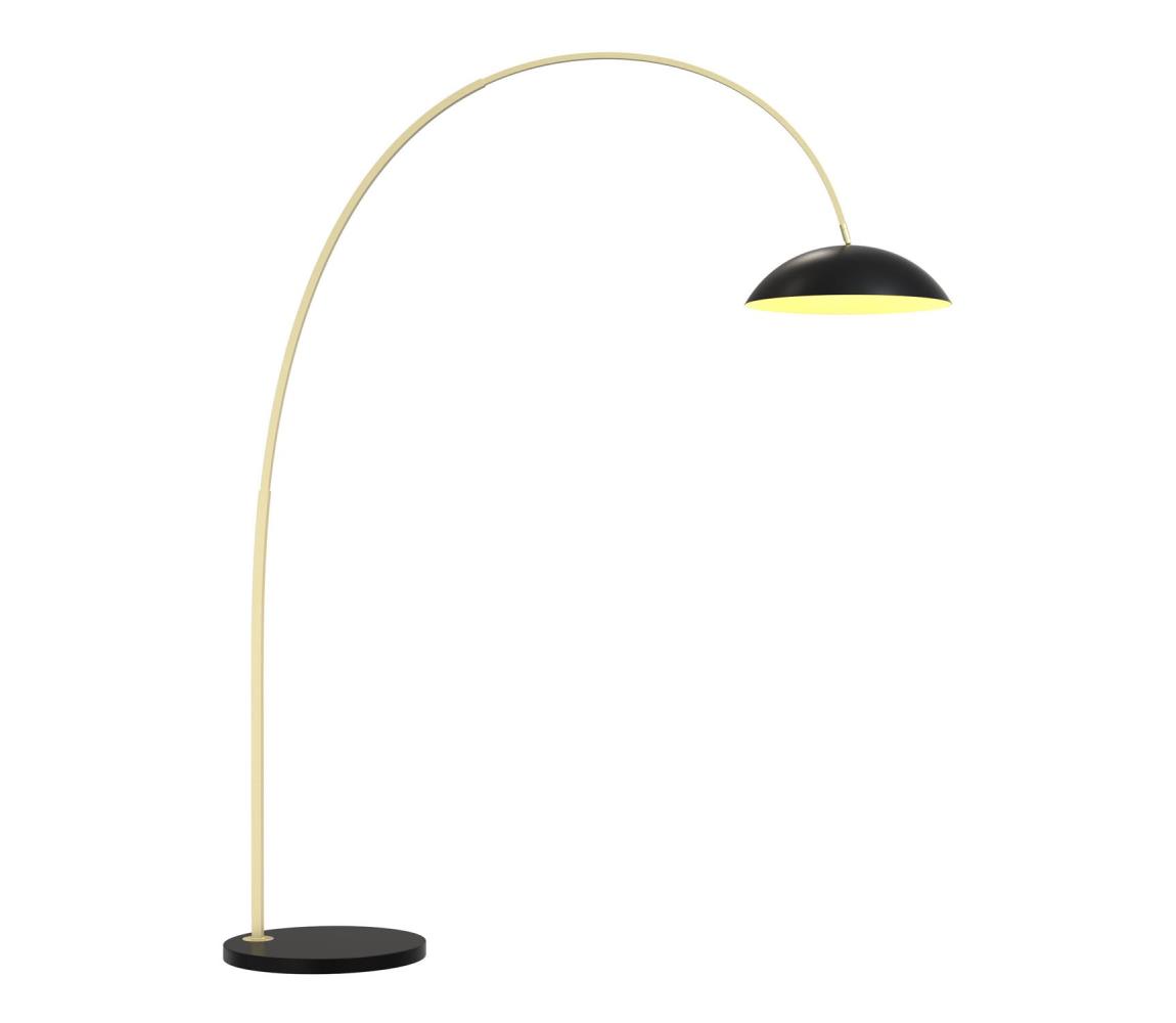 Wofi 3001-104 - LED Stmívatelná stojací lampa ROSCOFF LED/21W/230V černá/zlatá 3001-104
