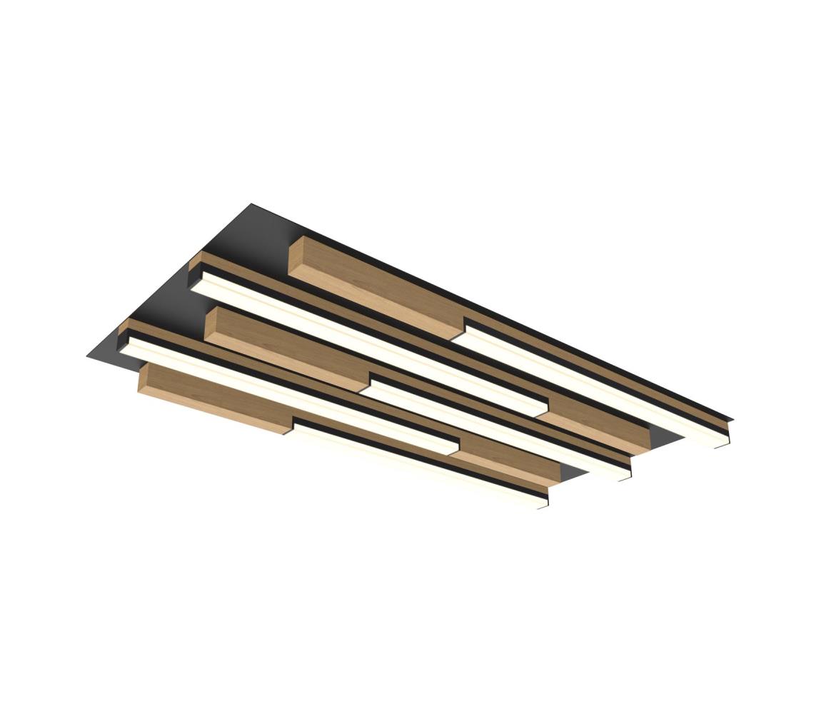 Wofi 9031-506S  - LED Stmívatelné stropní svítidlo PALERMO LED/34W/230V dřevo 9031-506S