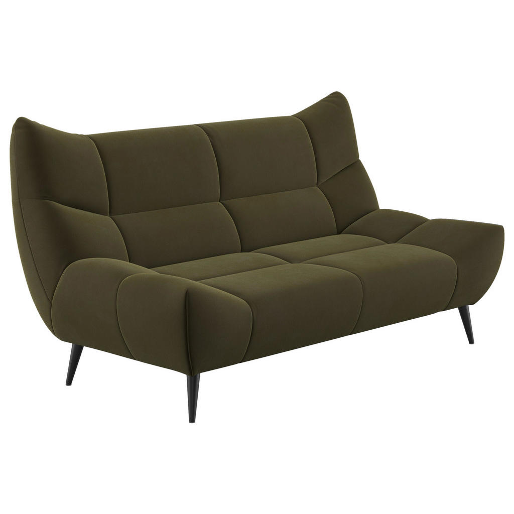 Xora DVOUMÍSTNÁ POHOVKA, textil, olivově zelená