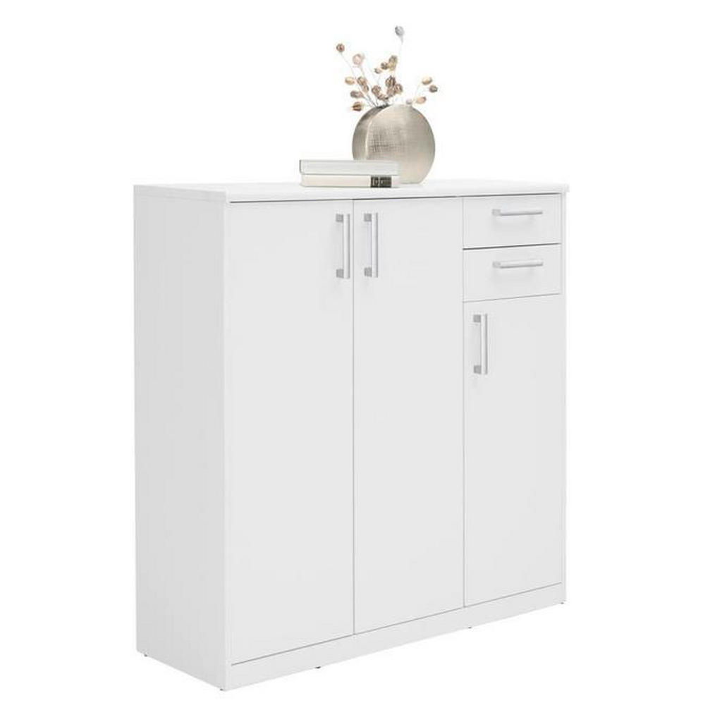 Xora KOMODA, bílá, 106/110/36 cm