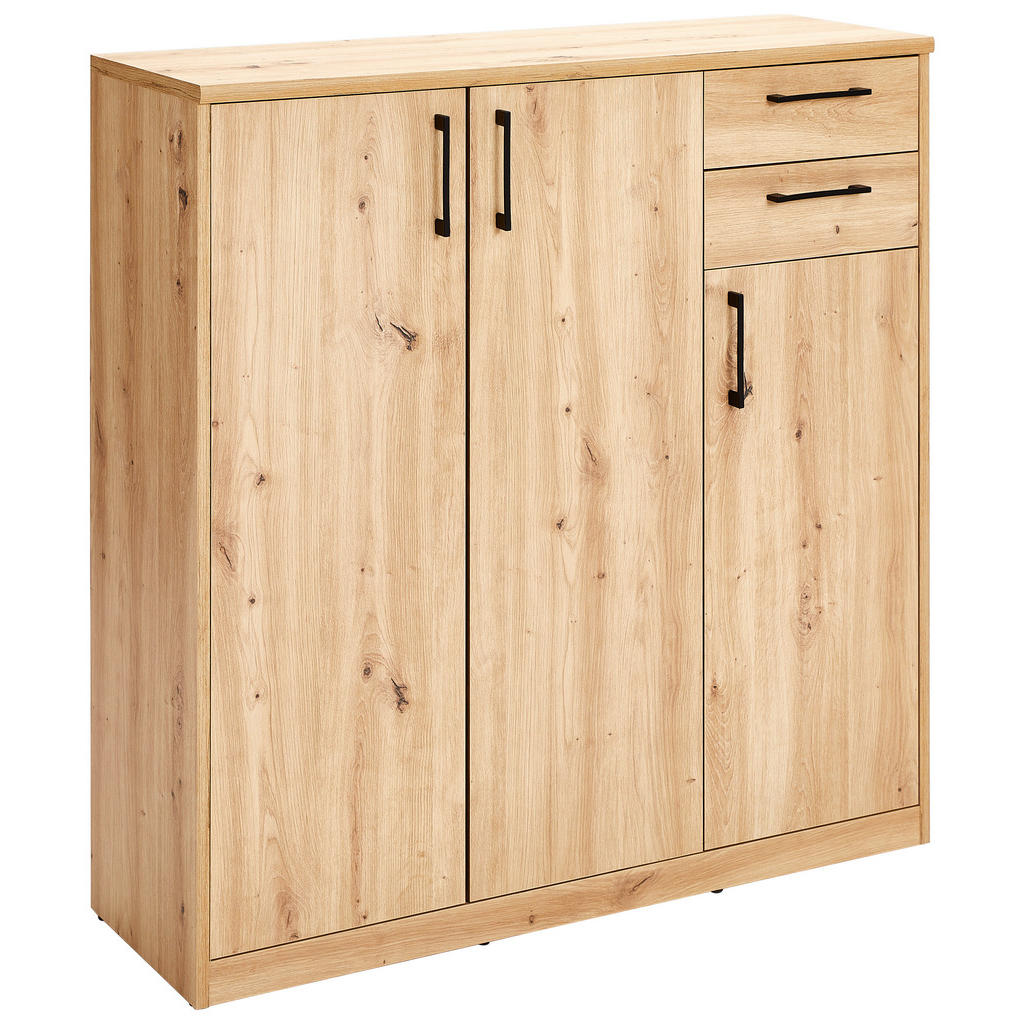 Xora KOMODA, dub artisan, 106/110/36 cm