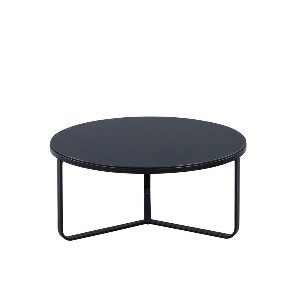 Xora KONFERENČNÍ STOLEK, černá, kov, 80/80/35 cm