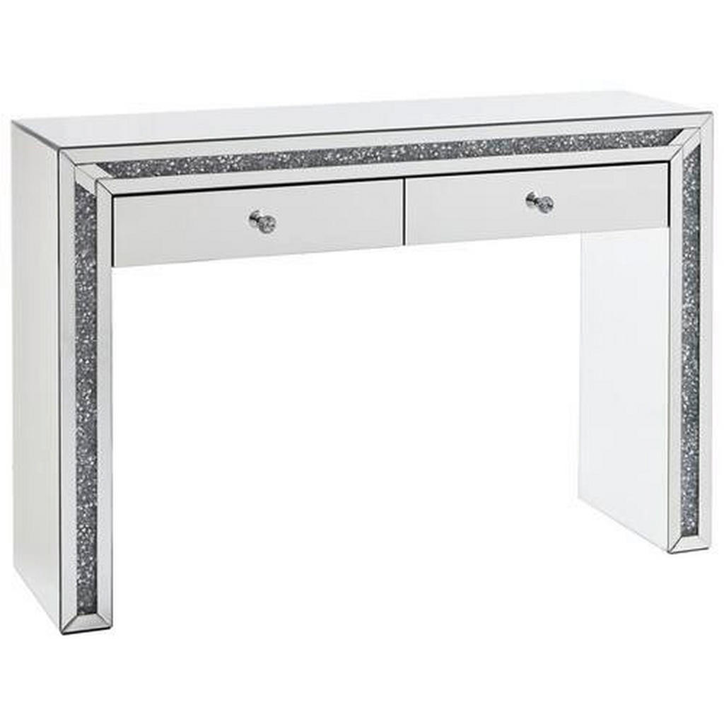 Xora KONZOLOVÝ STOLEK, barvy stříbra, 120/35/81 cm
