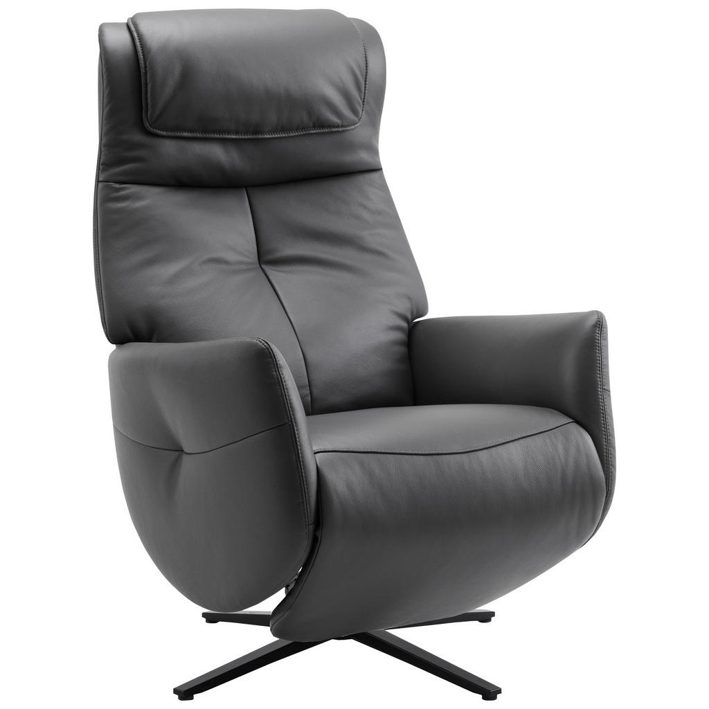 Xora MASÁŽNÍ KŘESLO, kov, textil, kůže, tmavě šedá