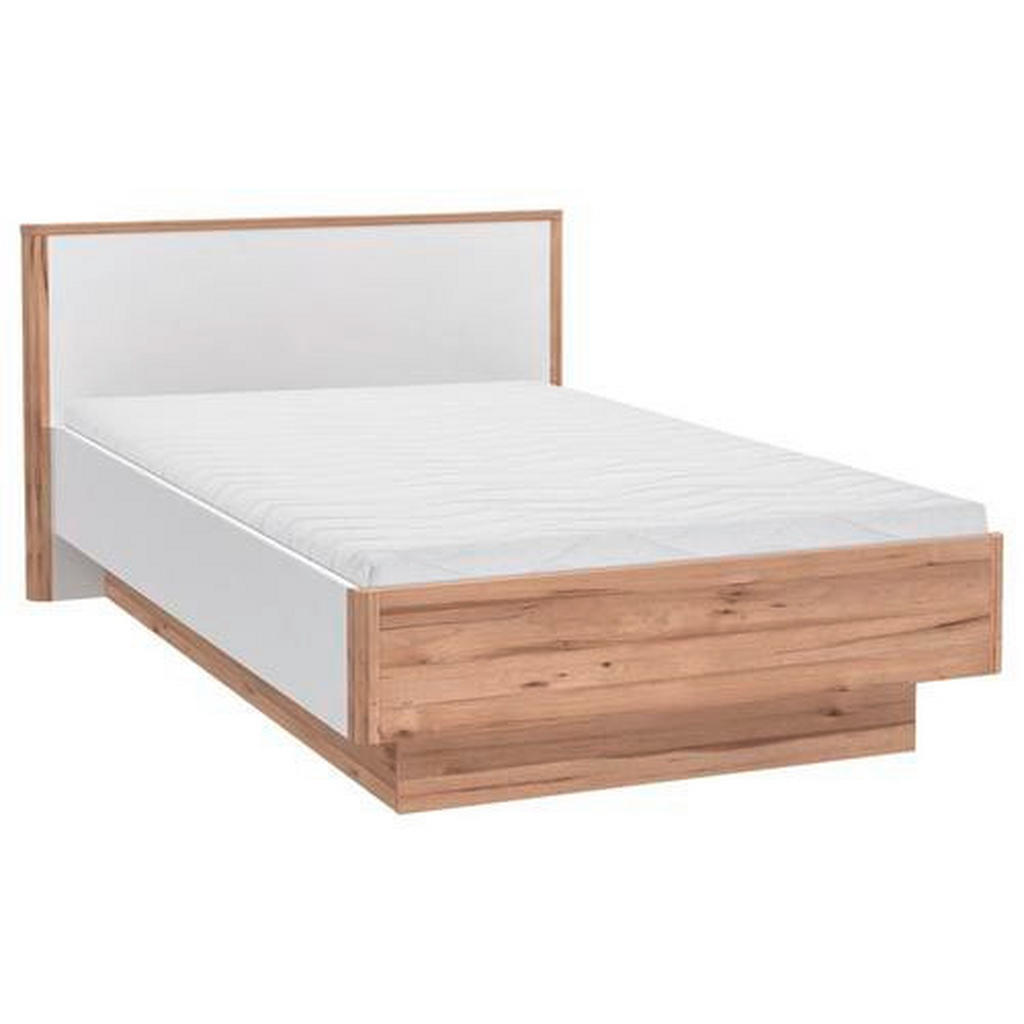 Xora POSTEL, 120/200 cm bílá, barvy dubu