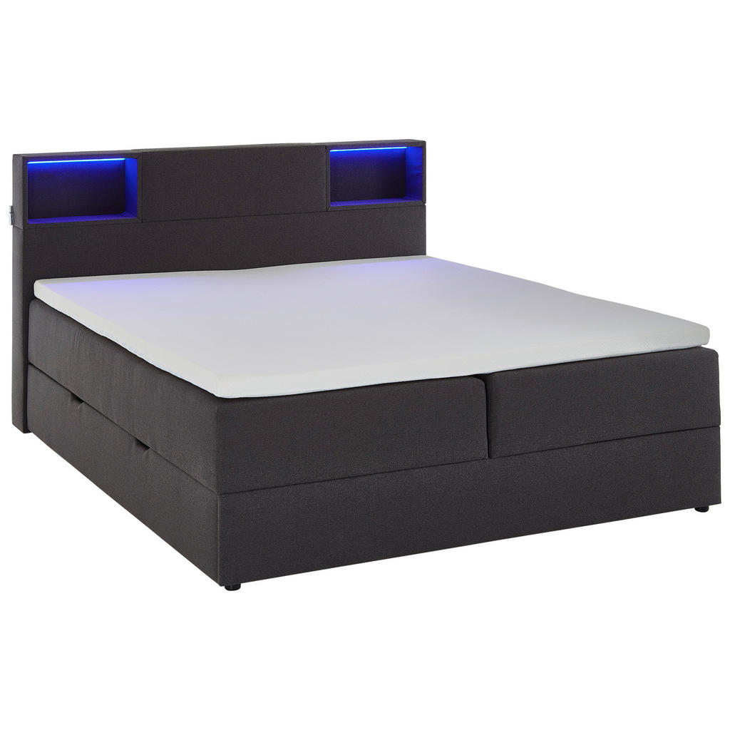 Xora POSTEL BOXSPRING, 160/200 cm, antracitová