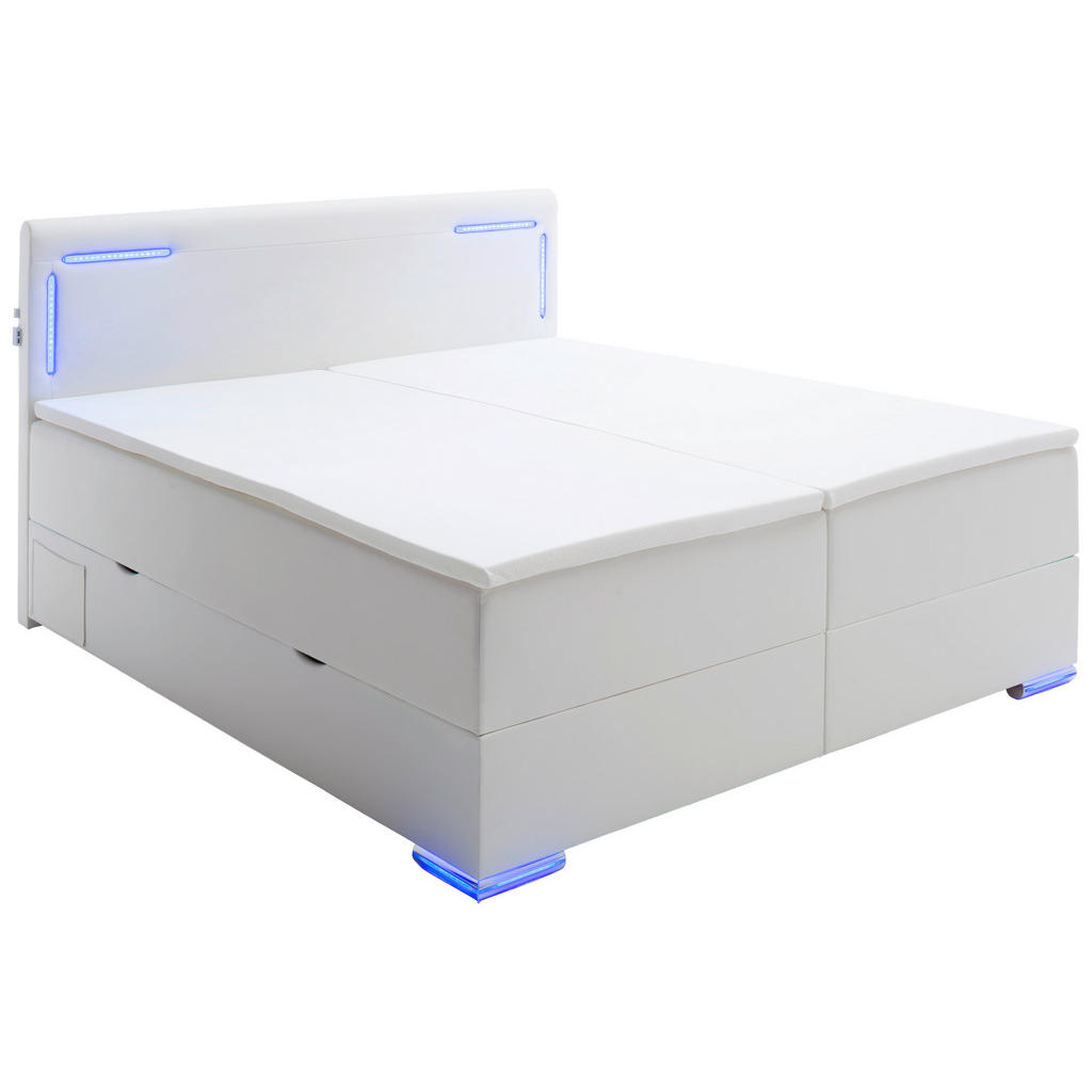 Xora POSTEL BOXSPRING, 160/200 cm, bílá