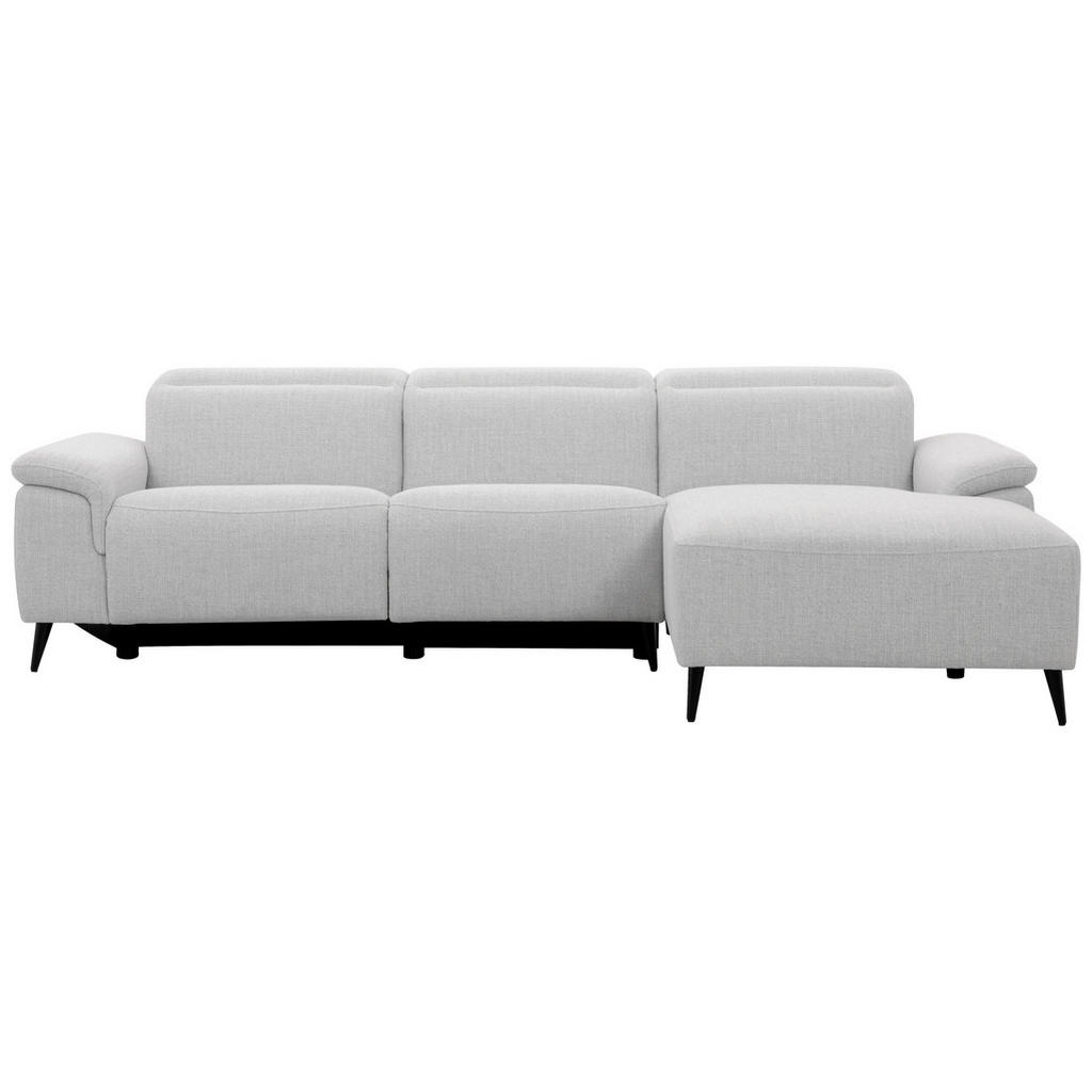 Xora ROHOVÁ SEDAČKA, dřevo, kov, plast, textil, světle šedá, šedobílá 1