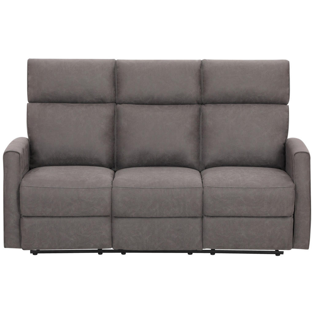 Xora TŘÍMÍSTNÁ POHOVKA, textil, šedá