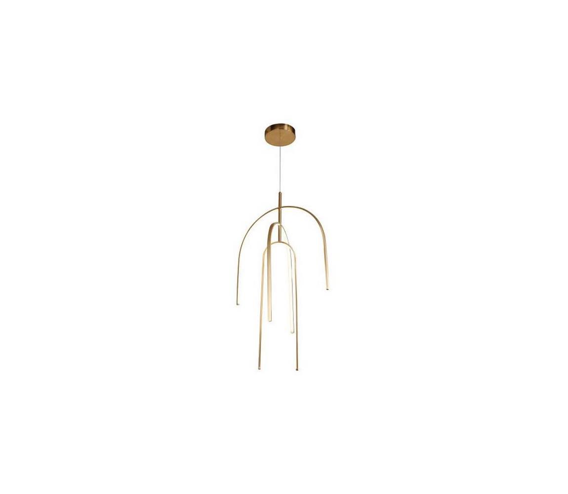 Zam 1931 - LED Stmívatelný lustr na lanku LED/80W/230V zlatá 1931