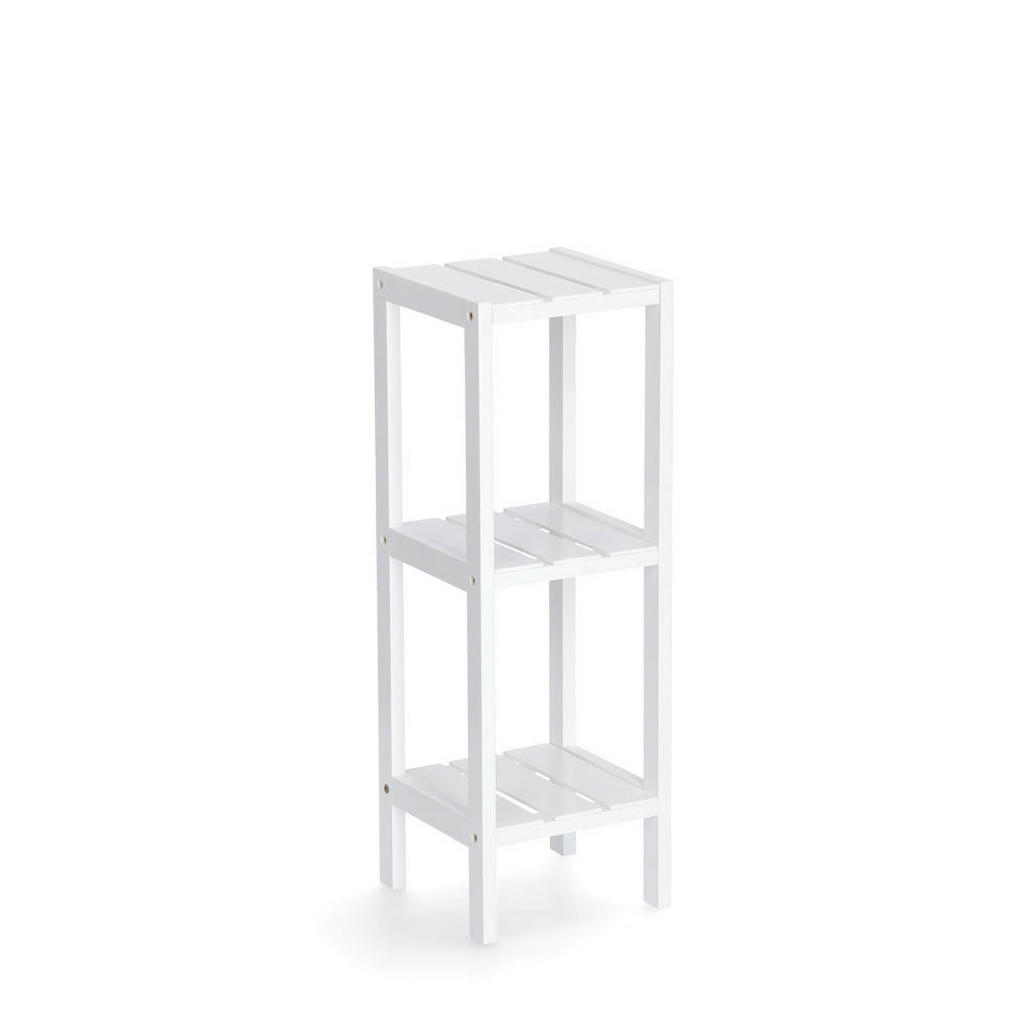 Zeller Present STOJACÍ REGÁL, bílá, 22/22/65 cm